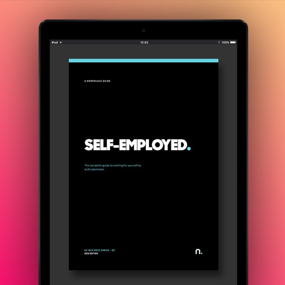 Self-Employed UK sole trader ebook by Northhaus — designed PDF guide to working for yourself