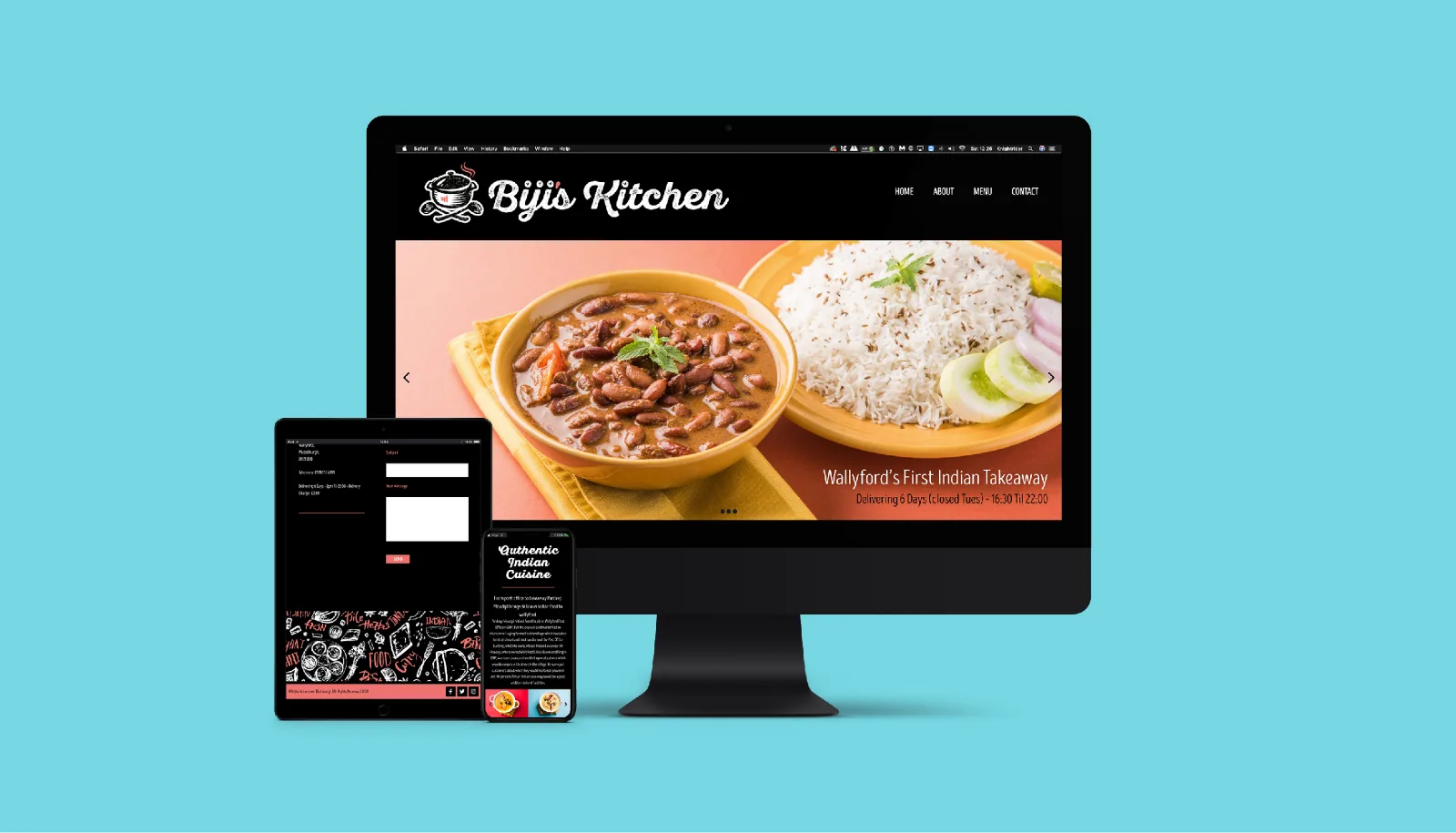 Biji&rsquo;s Kitchen website