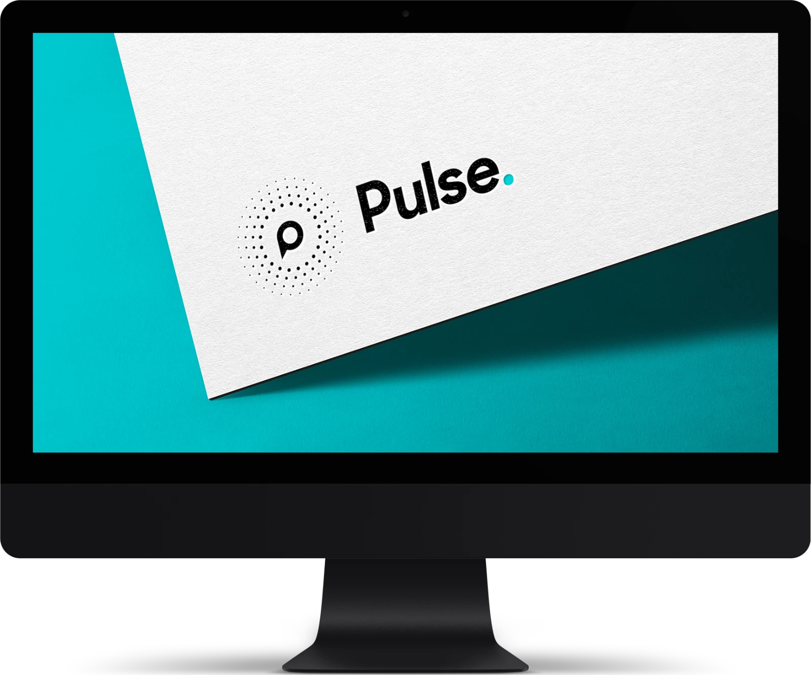 Pulse logo on iMac