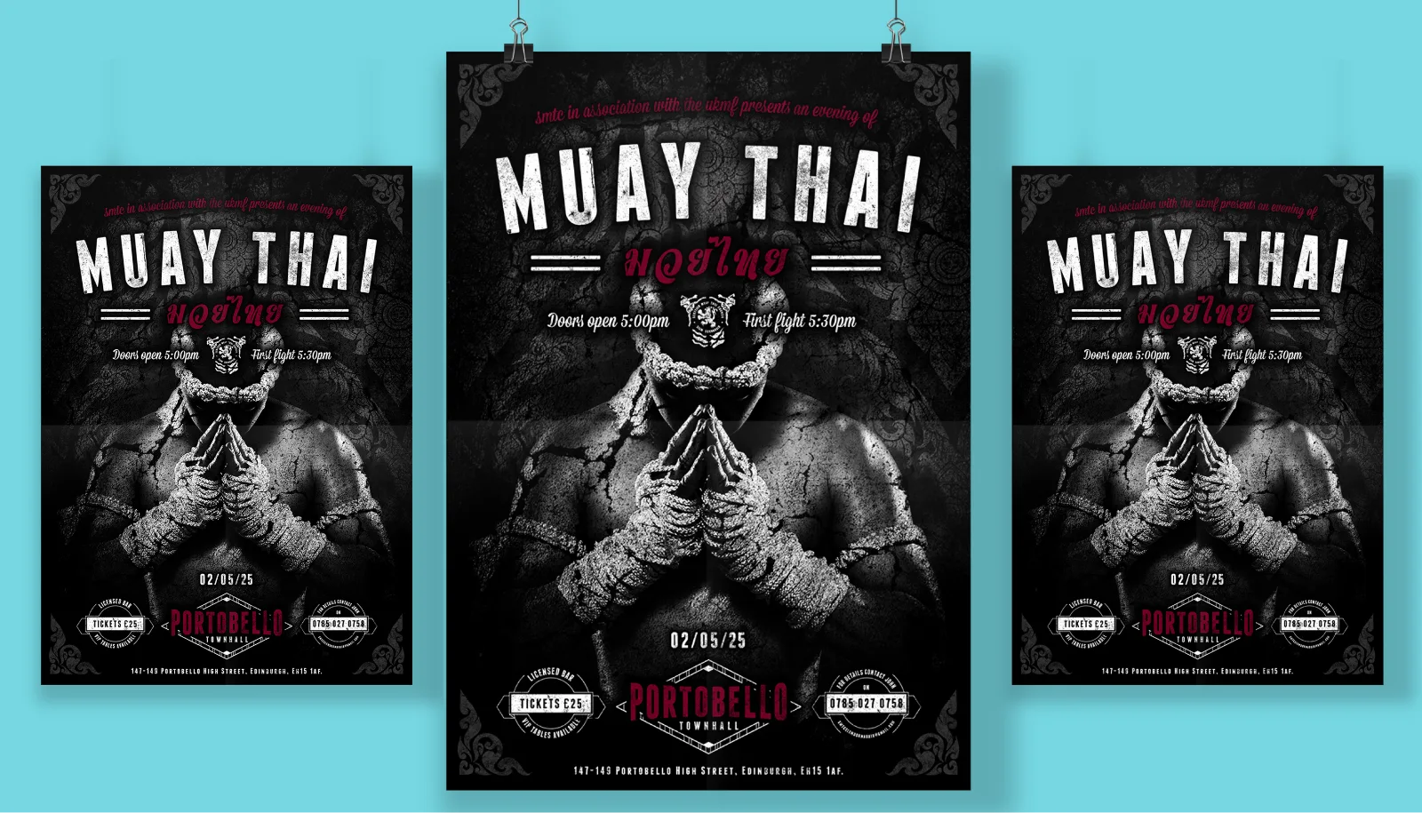 Scottish Muay Thai Council event poster